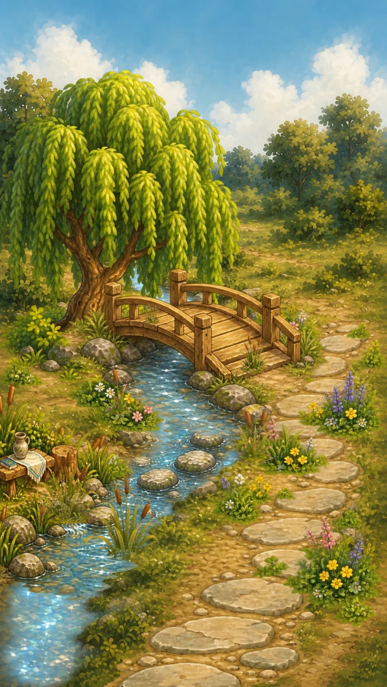 Partially restored Lifegame creek