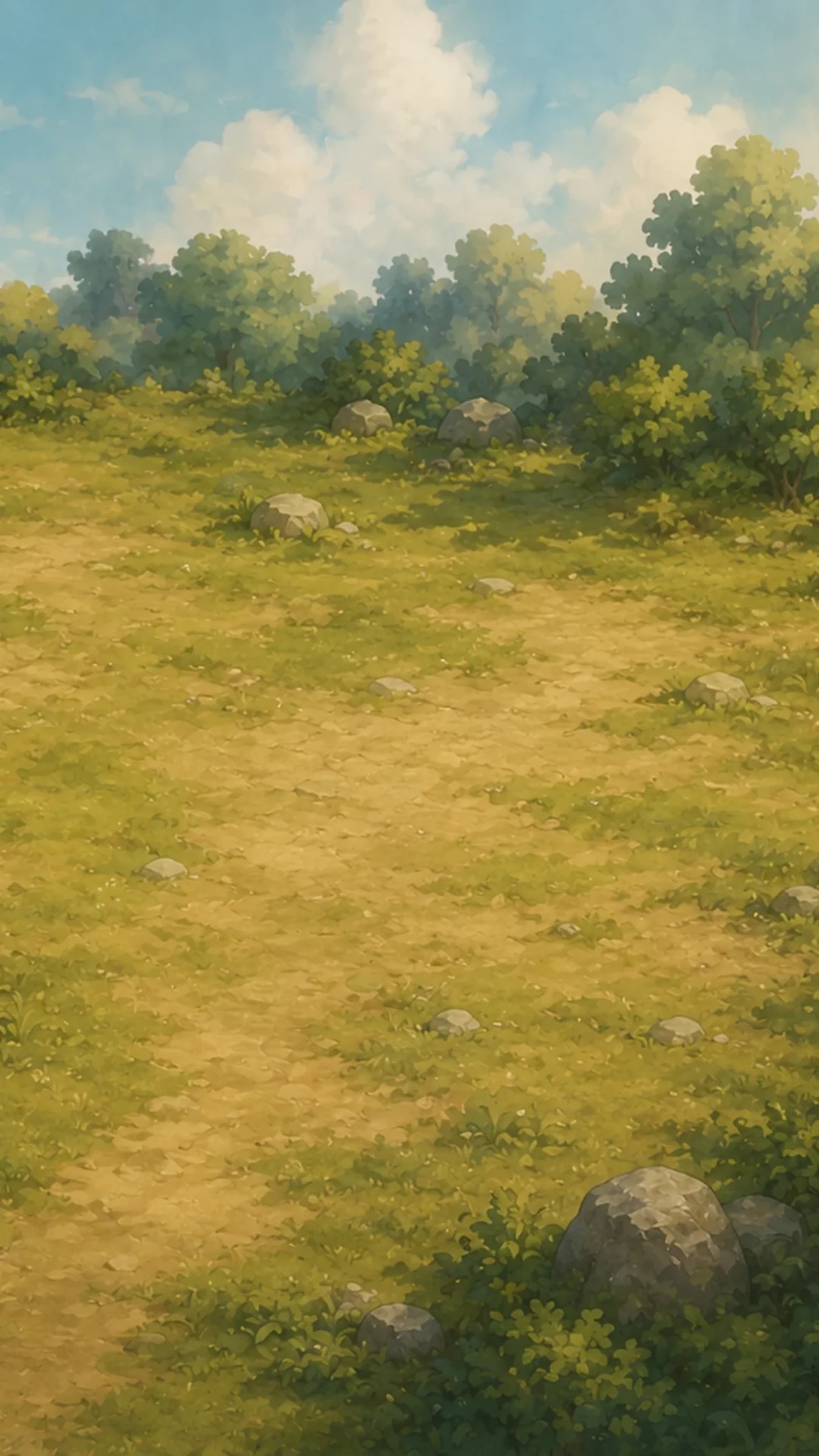 Lifegame meadow at an early stage